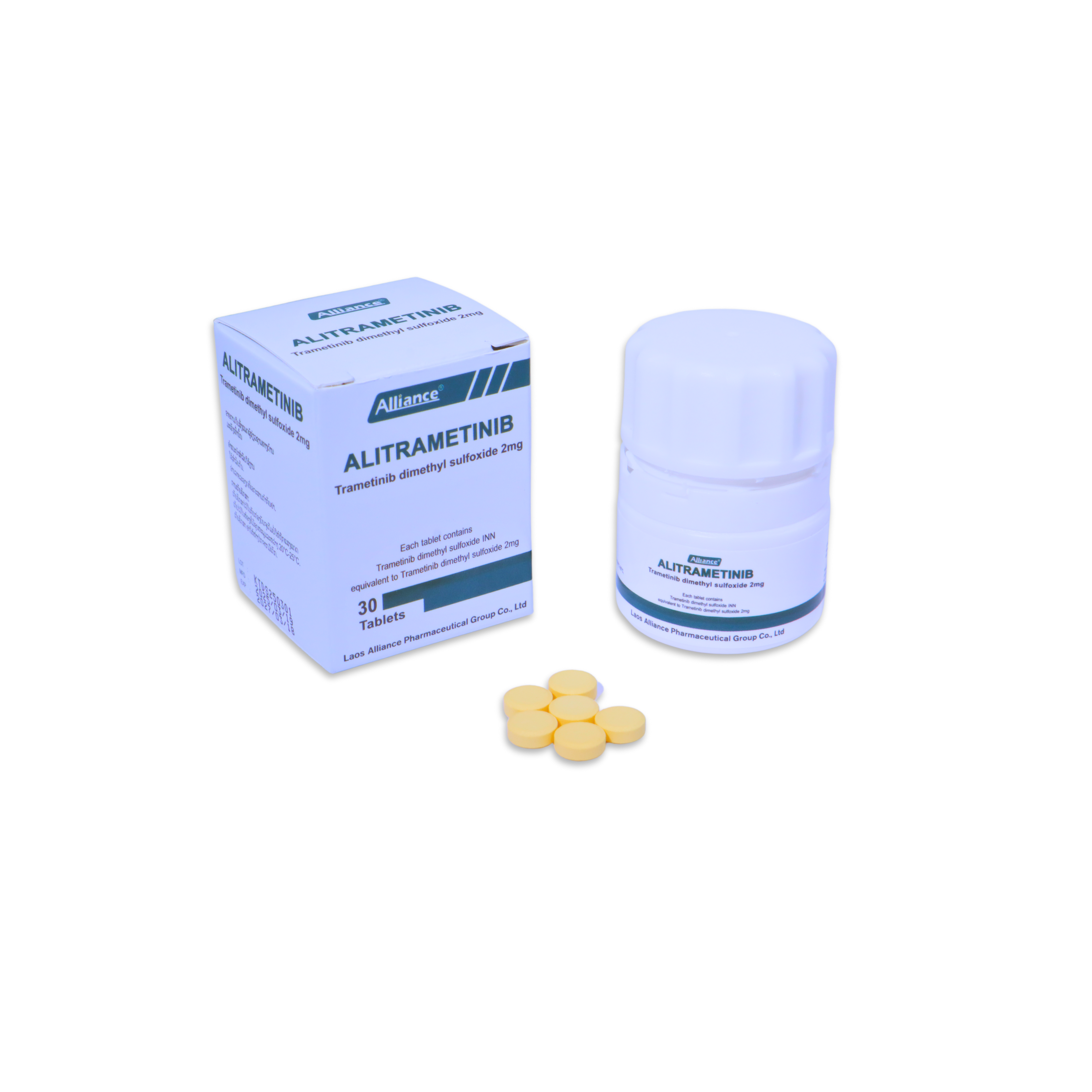 曲美替尼 二甲基亚砜片Trametinib dimethyl sulfoxide 2mg