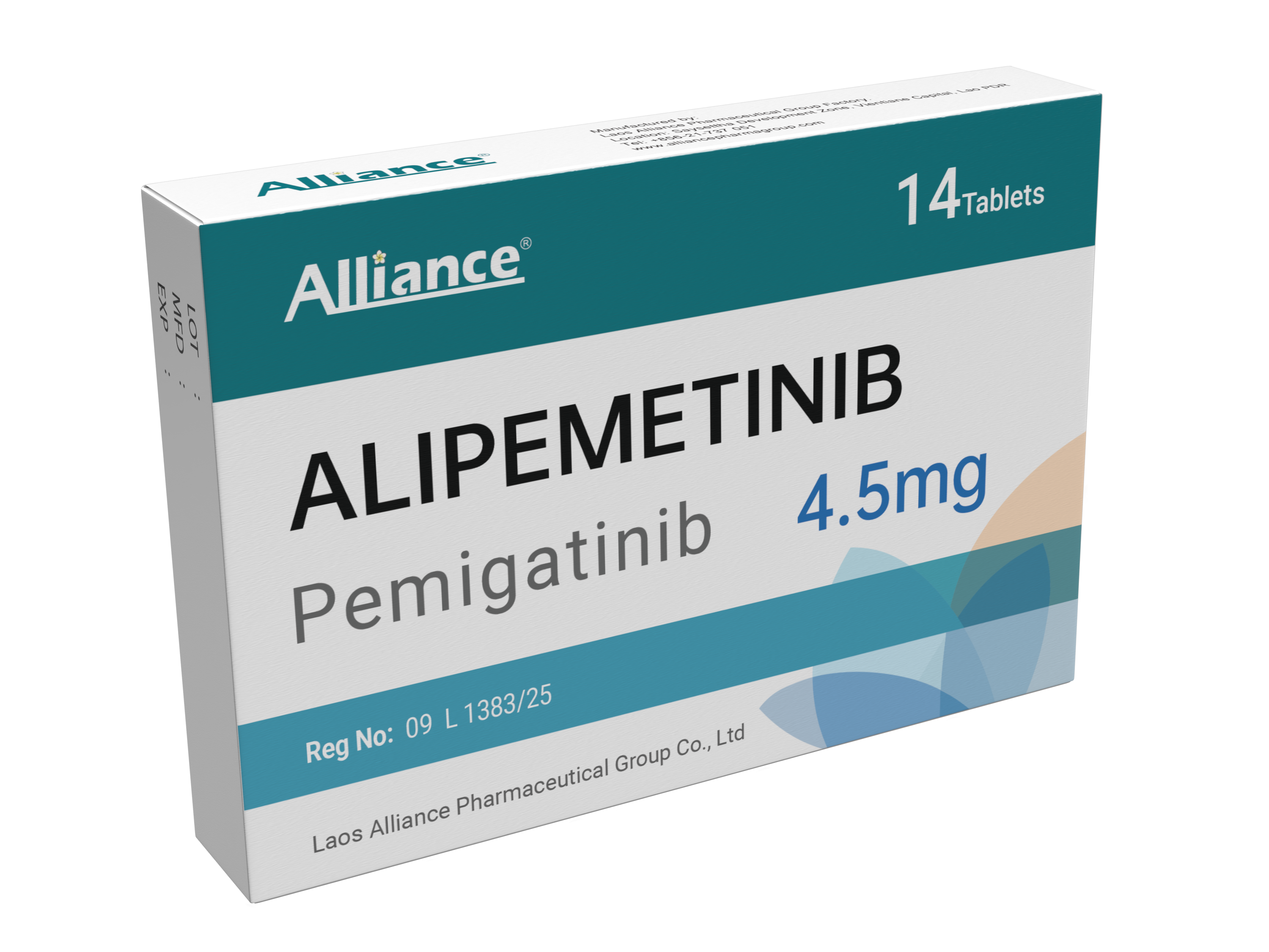 佩米替尼Pemigatinib 4.5mg